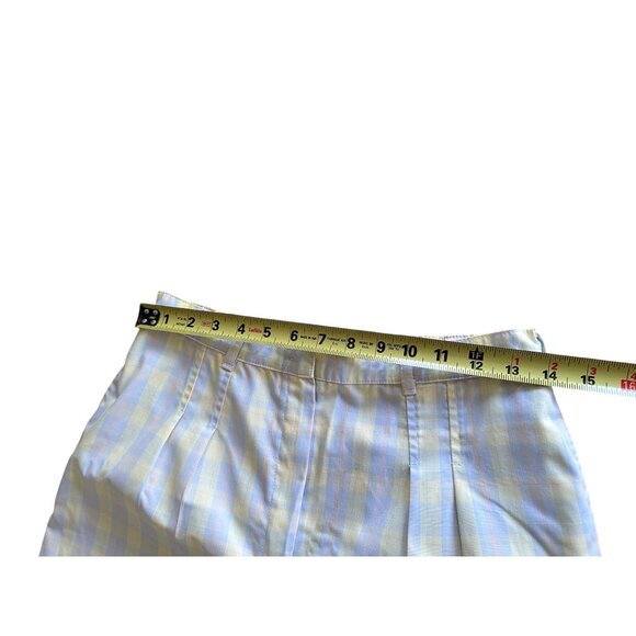 Vintage Tail Womens Yellow V-Neck Top & Checkered PantsSet Size 9/10 Rare Unique - Picture 9 of 16